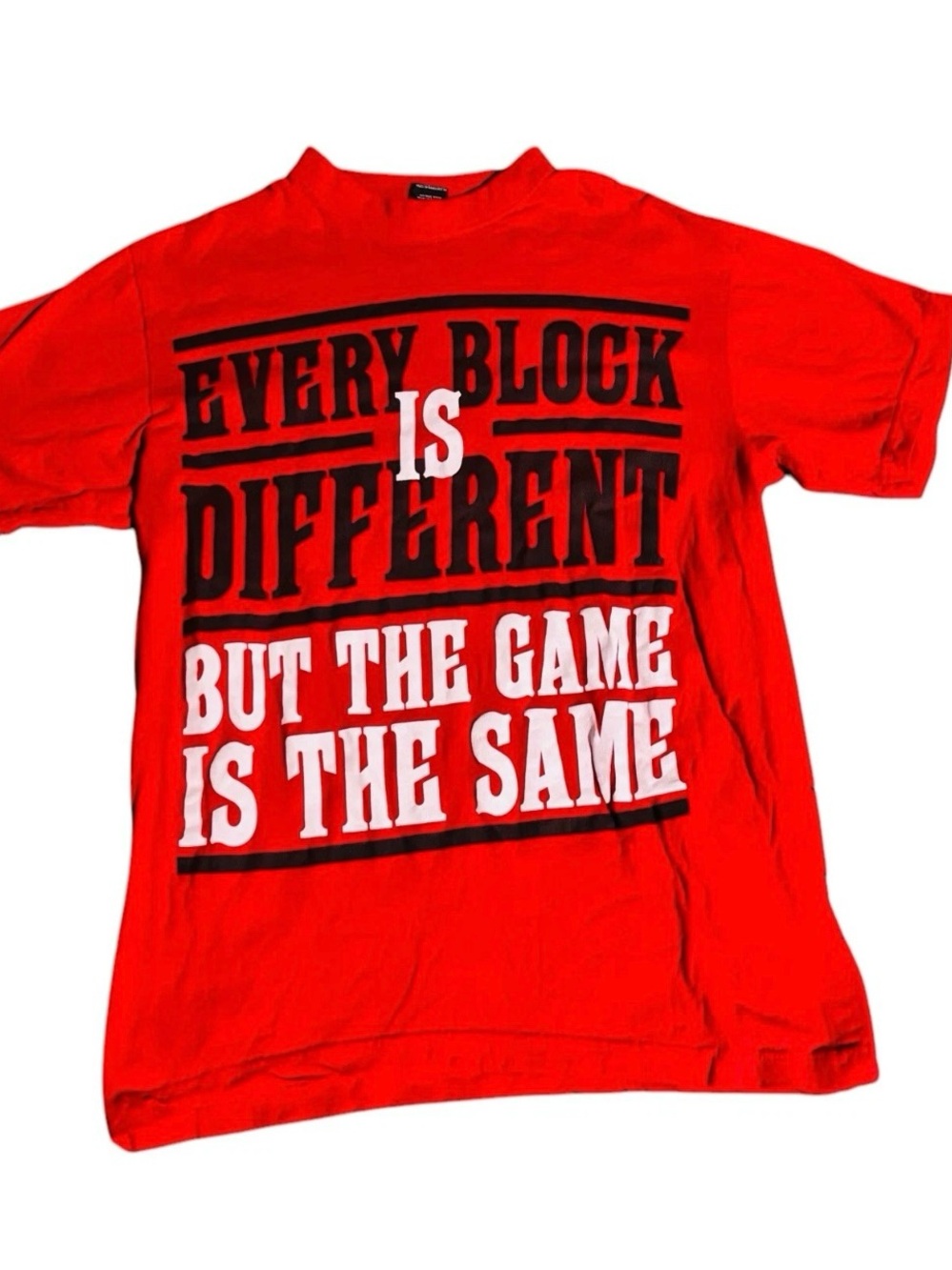 Iced Out  Sz M Men Graphic Tee Shirt Red